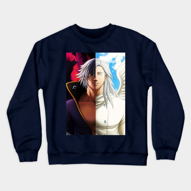 Fallen Angel Crewneck Sweatshirt by mcashe_art